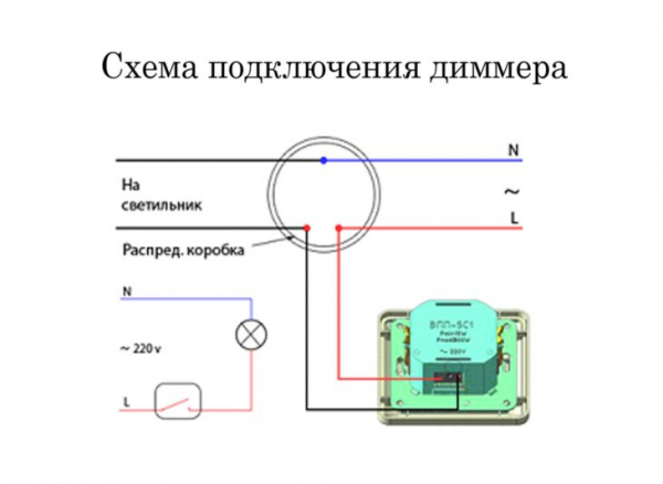 Диммеры для светодиодов и светодиодных ламп на 220В: функции, выбор, подключение