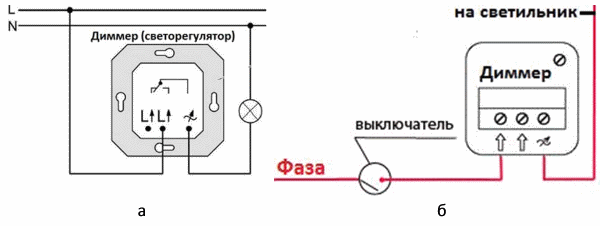 Схема плавного включения ламп накаливания