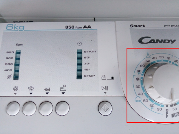 Ошибки стиральной машины Канди с дисплеем и без