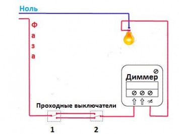 Изготовление и установка диммера своими руками