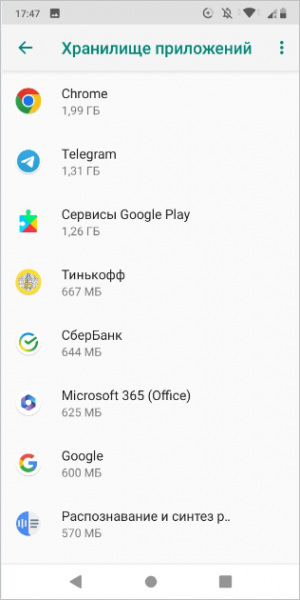 Как посмотреть память на телефоне Android