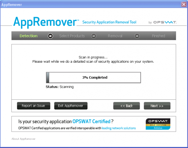 Удаление следов антивирусов с помощью AppRemover