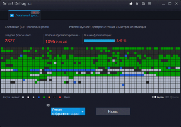 IObit Smart Defrag для дефрагментации жесткого диска