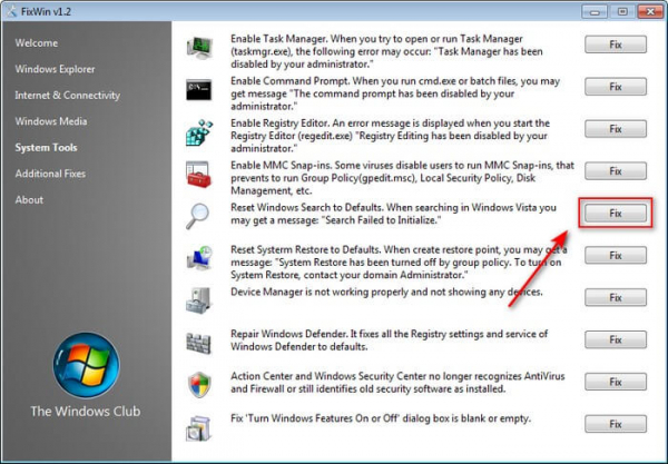 Как устранить ошибки Windows 7 в FixWin