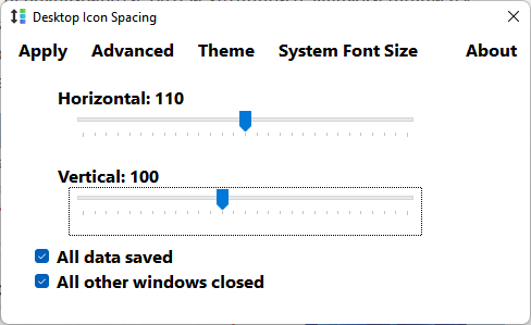 Как изменить расстояние между значками на рабочем столе в Windows 11/10