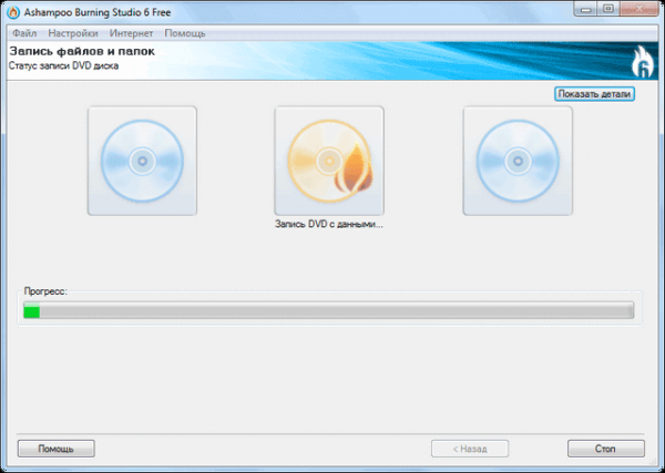 Ashampoo Burning Studio 6 Free — бесплатная программа для записи дисков