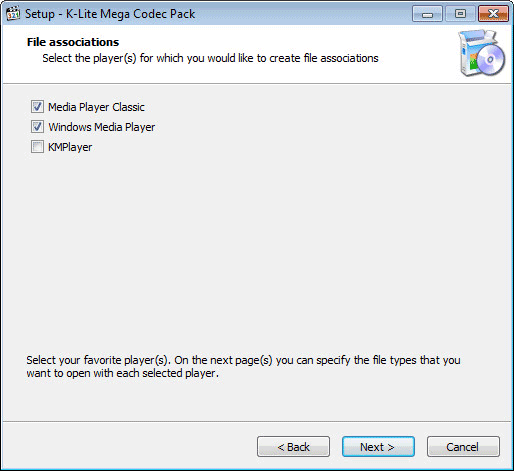 Установка K-Lite Codec Pack